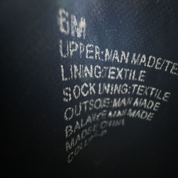 Cliffs by White Mountain‎ Collins Blk Lace Up Ankle Boot Size 6 M - Picture 9 of 10